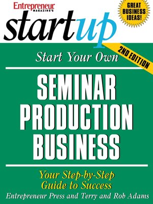 cover image of Start Your Own Seminar Production Business